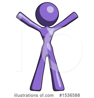 Royalty-Free (RF) Purple Design Mascot Clipart Illustration by Leo Blanchette - Stock Sample #1536588
