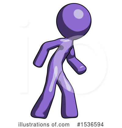 Royalty-Free (RF) Purple Design Mascot Clipart Illustration by Leo Blanchette - Stock Sample #1536594