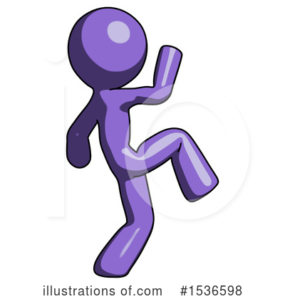 Royalty-Free (RF) Purple Design Mascot Clipart Illustration by Leo Blanchette - Stock Sample #1536598