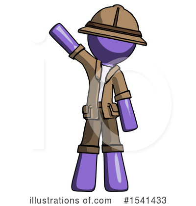Royalty-Free (RF) Purple Design Mascot Clipart Illustration by Leo Blanchette - Stock Sample #1541433
