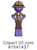 Purple Design Mascot Clipart #1541437 by Leo Blanchette