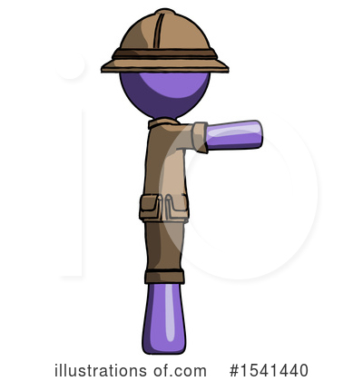 Royalty-Free (RF) Purple Design Mascot Clipart Illustration by Leo Blanchette - Stock Sample #1541440