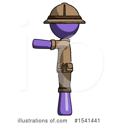 Royalty-Free (RF) Purple Design Mascot Clipart Illustration by Leo Blanchette - Stock Sample #1541441