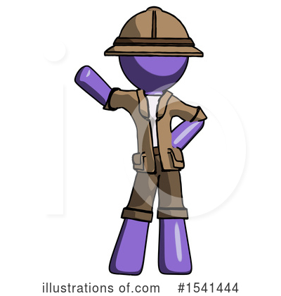 Royalty-Free (RF) Purple Design Mascot Clipart Illustration by Leo Blanchette - Stock Sample #1541444