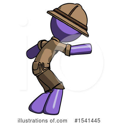 Royalty-Free (RF) Purple Design Mascot Clipart Illustration by Leo Blanchette - Stock Sample #1541445