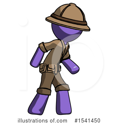 Royalty-Free (RF) Purple Design Mascot Clipart Illustration by Leo Blanchette - Stock Sample #1541450