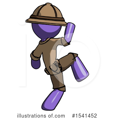 Royalty-Free (RF) Purple Design Mascot Clipart Illustration by Leo Blanchette - Stock Sample #1541452