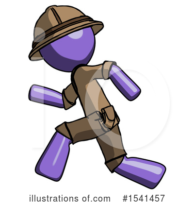 Royalty-Free (RF) Purple Design Mascot Clipart Illustration by Leo Blanchette - Stock Sample #1541457