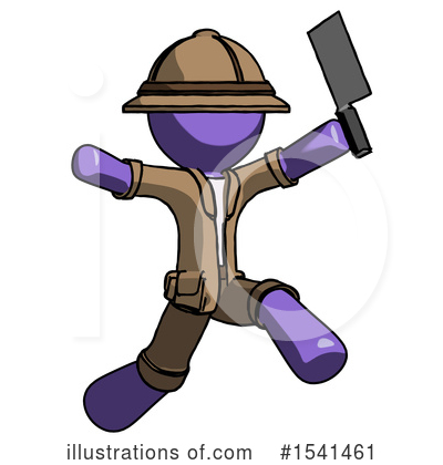 Royalty-Free (RF) Purple Design Mascot Clipart Illustration by Leo Blanchette - Stock Sample #1541461