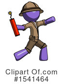 Purple Design Mascot Clipart #1541464 by Leo Blanchette