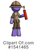 Purple Design Mascot Clipart #1541465 by Leo Blanchette