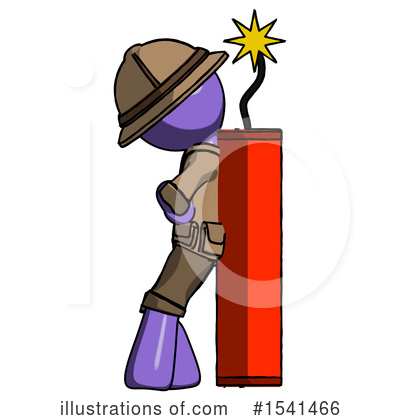 Royalty-Free (RF) Purple Design Mascot Clipart Illustration by Leo Blanchette - Stock Sample #1541466