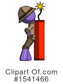Purple Design Mascot Clipart #1541466 by Leo Blanchette