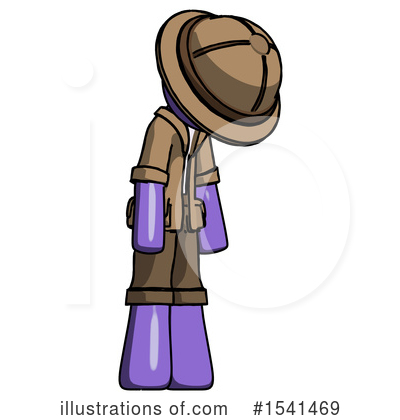 Royalty-Free (RF) Purple Design Mascot Clipart Illustration by Leo Blanchette - Stock Sample #1541469