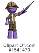 Purple Design Mascot Clipart #1541470 by Leo Blanchette