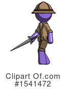 Purple Design Mascot Clipart #1541472 by Leo Blanchette
