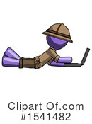 Purple Design Mascot Clipart #1541482 by Leo Blanchette