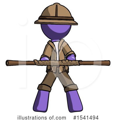 Royalty-Free (RF) Purple Design Mascot Clipart Illustration by Leo Blanchette - Stock Sample #1541494