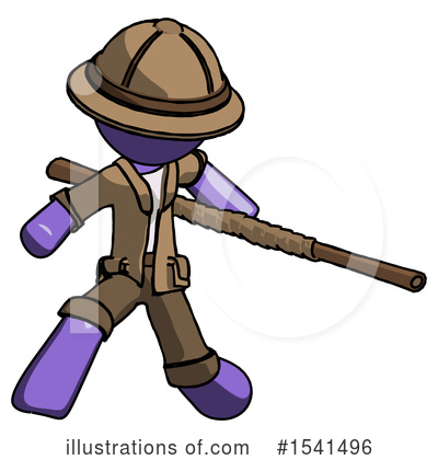 Royalty-Free (RF) Purple Design Mascot Clipart Illustration by Leo Blanchette - Stock Sample #1541496