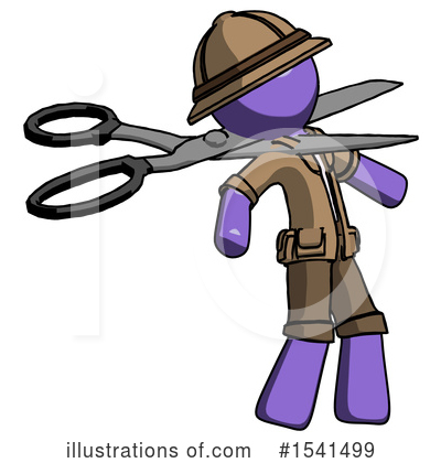 Royalty-Free (RF) Purple Design Mascot Clipart Illustration by Leo Blanchette - Stock Sample #1541499