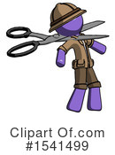 Purple Design Mascot Clipart #1541499 by Leo Blanchette