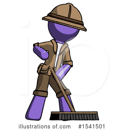 Royalty-Free (RF) Purple Design Mascot Clipart Illustration by Leo Blanchette - Stock Sample #1541501