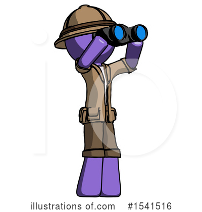 Royalty-Free (RF) Purple Design Mascot Clipart Illustration by Leo Blanchette - Stock Sample #1541516