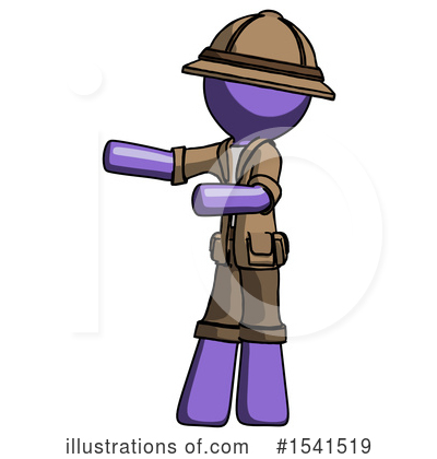 Royalty-Free (RF) Purple Design Mascot Clipart Illustration by Leo Blanchette - Stock Sample #1541519