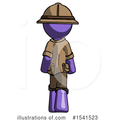 Royalty-Free (RF) Purple Design Mascot Clipart Illustration by Leo Blanchette - Stock Sample #1541523