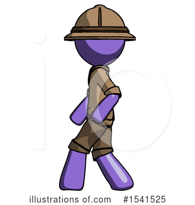 Royalty-Free (RF) Purple Design Mascot Clipart Illustration by Leo Blanchette - Stock Sample #1541525