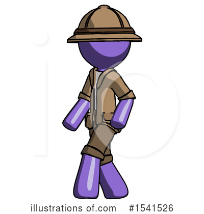 Royalty-Free (RF) Purple Design Mascot Clipart Illustration by Leo Blanchette - Stock Sample #1541526