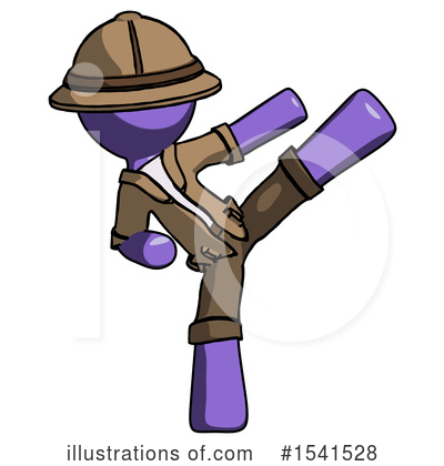 Royalty-Free (RF) Purple Design Mascot Clipart Illustration by Leo Blanchette - Stock Sample #1541528