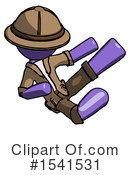 Purple Design Mascot Clipart #1541531 by Leo Blanchette
