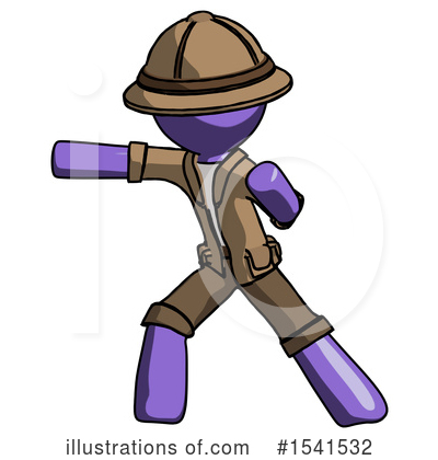Royalty-Free (RF) Purple Design Mascot Clipart Illustration by Leo Blanchette - Stock Sample #1541532