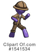 Purple Design Mascot Clipart #1541534 by Leo Blanchette