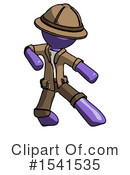 Purple Design Mascot Clipart #1541535 by Leo Blanchette