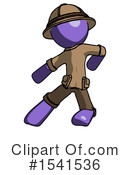 Purple Design Mascot Clipart #1541536 by Leo Blanchette