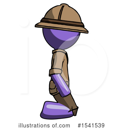Royalty-Free (RF) Purple Design Mascot Clipart Illustration by Leo Blanchette - Stock Sample #1541539