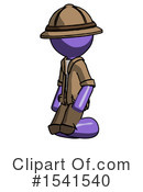 Purple Design Mascot Clipart #1541540 by Leo Blanchette