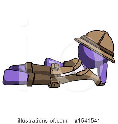 Royalty-Free (RF) Purple Design Mascot Clipart Illustration by Leo Blanchette - Stock Sample #1541541