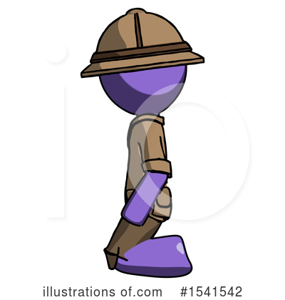 Royalty-Free (RF) Purple Design Mascot Clipart Illustration by Leo Blanchette - Stock Sample #1541542