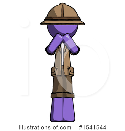 Royalty-Free (RF) Purple Design Mascot Clipart Illustration by Leo Blanchette - Stock Sample #1541544
