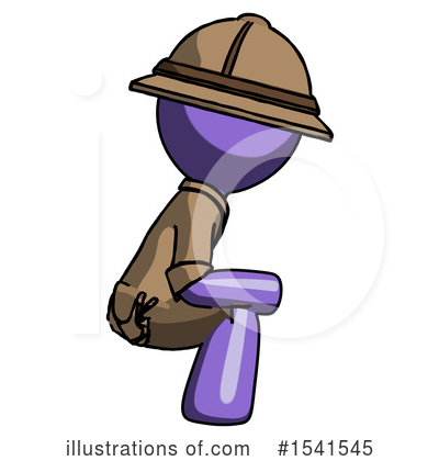 Royalty-Free (RF) Purple Design Mascot Clipart Illustration by Leo Blanchette - Stock Sample #1541545