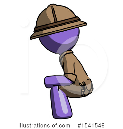 Royalty-Free (RF) Purple Design Mascot Clipart Illustration by Leo Blanchette - Stock Sample #1541546