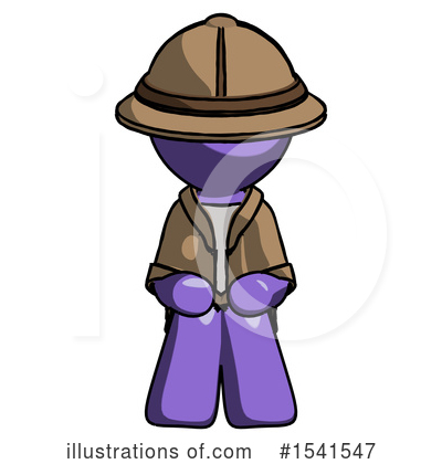 Royalty-Free (RF) Purple Design Mascot Clipart Illustration by Leo Blanchette - Stock Sample #1541547