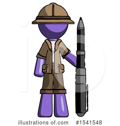 Royalty-Free (RF) Purple Design Mascot Clipart Illustration by Leo Blanchette - Stock Sample #1541548