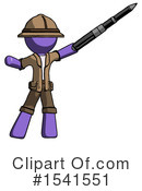 Purple Design Mascot Clipart #1541551 by Leo Blanchette