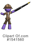 Purple Design Mascot Clipart #1541560 by Leo Blanchette
