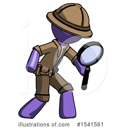 Royalty-Free (RF) Purple Design Mascot Clipart Illustration by Leo Blanchette - Stock Sample #1541561