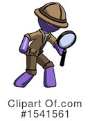 Purple Design Mascot Clipart #1541561 by Leo Blanchette
